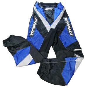 O'neal Racing Elements Motocross Riding Pants Blue & Black Size 28"